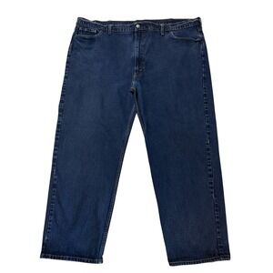Levi's 550 Jeans Big Mens 54x32 Relaxed Fit Straight Leg Dark Wash 100% Cotton #